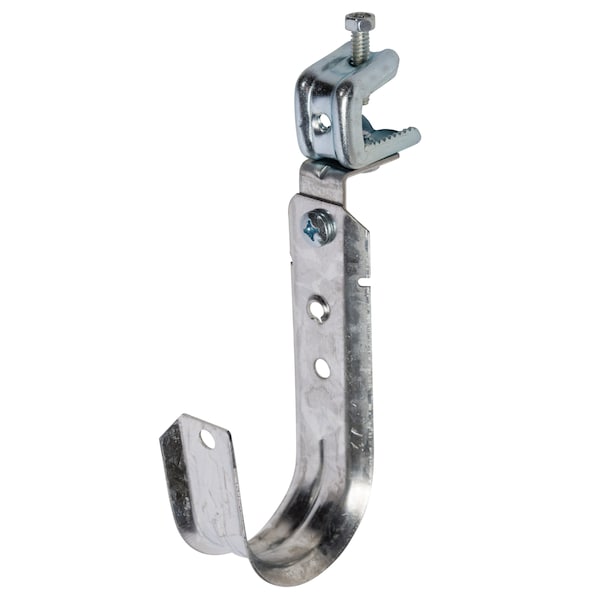 Winnie Industries 2in. J Hook with Pressed Beam Clamp - 360 Degrees Rotation, 100PK WJH32ACPBC - main